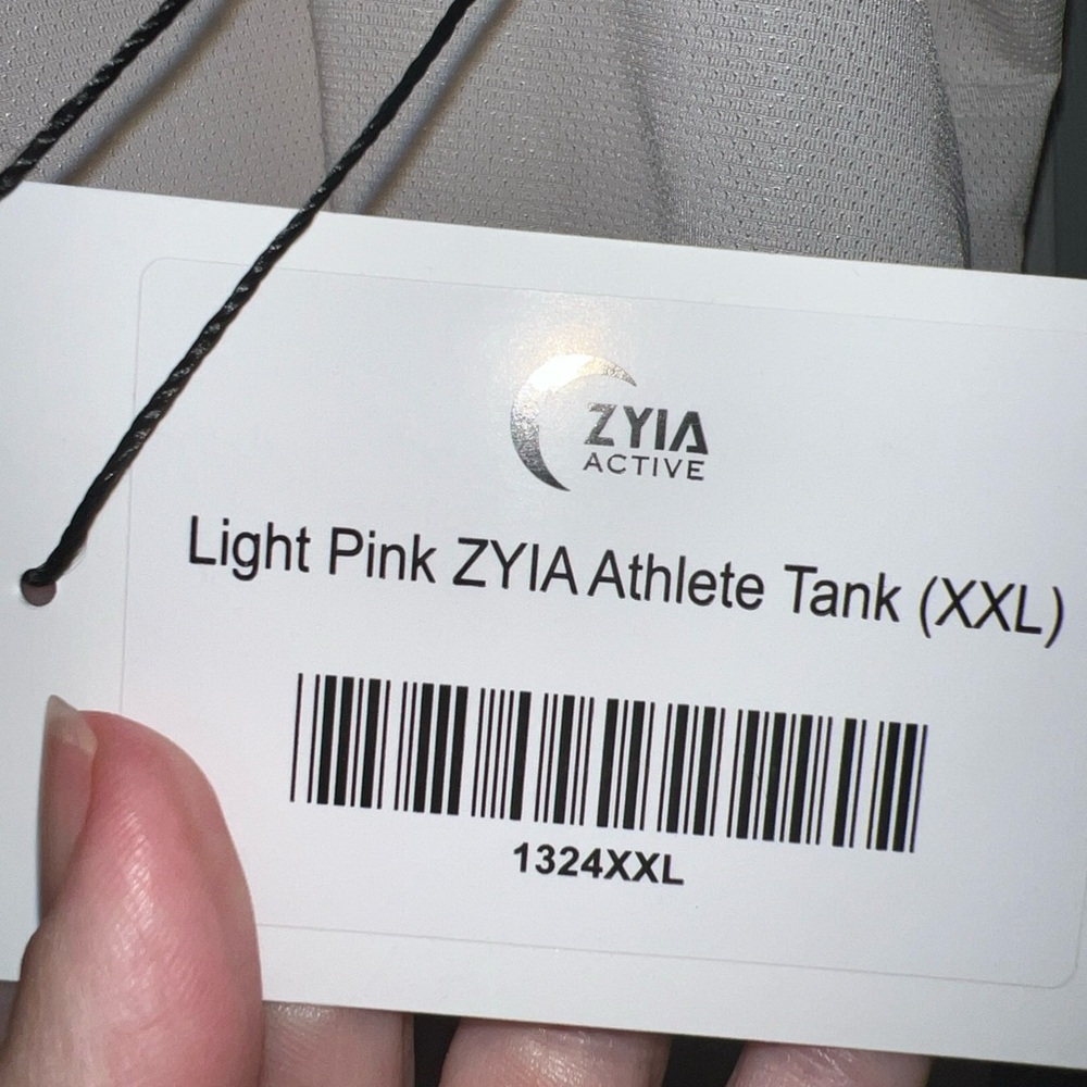 Zyia Active NWT Women’s Athletic Tank Top Size XXL Light NWT - Picture 5 of 7